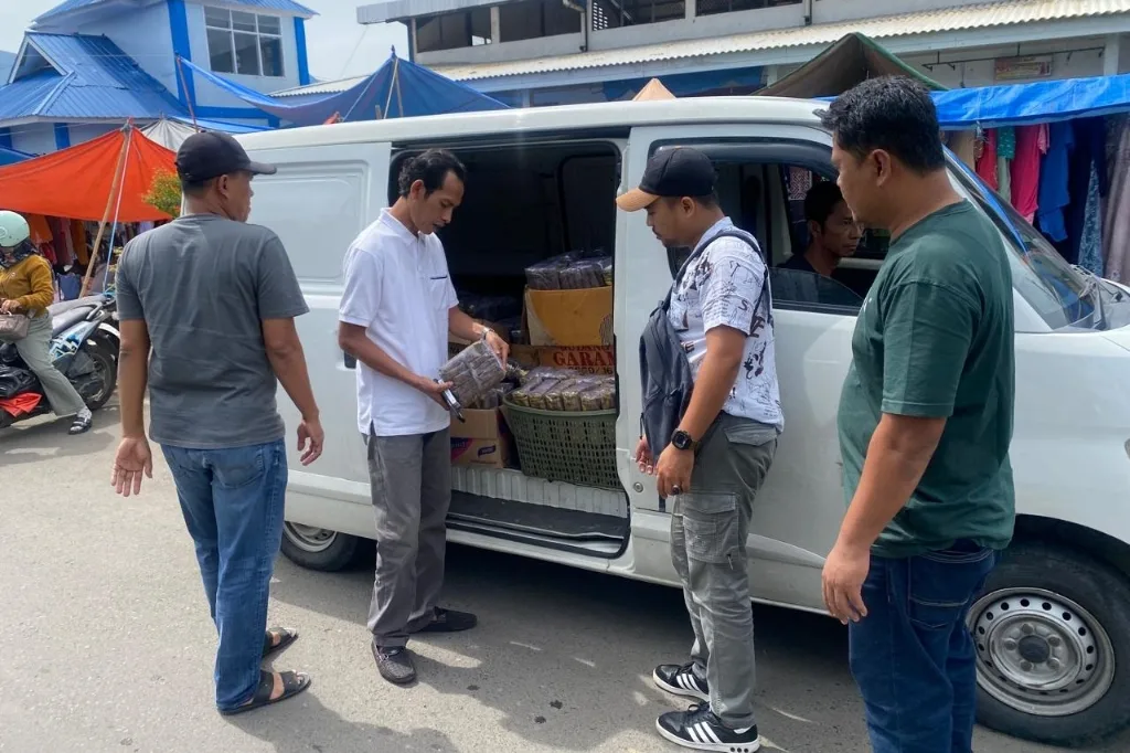 Cegah Penyelundupan Barang Ilegal, Satgas Pangan Polres Lebong Rutin Lakukan Pengawasan