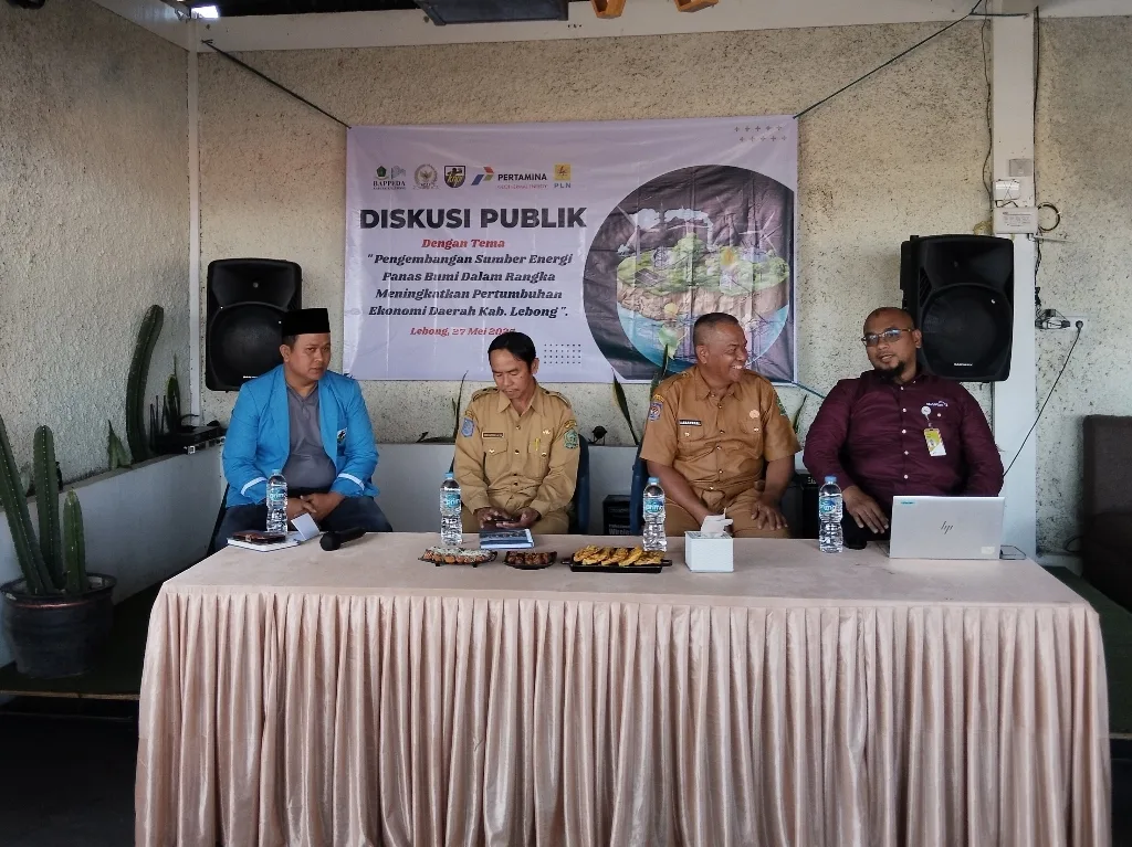 DPD KNPI Lebong Gelar Diskusi Publik, Bahas Potensi Panas Bumi Untuk Kembangkan Ekonomi