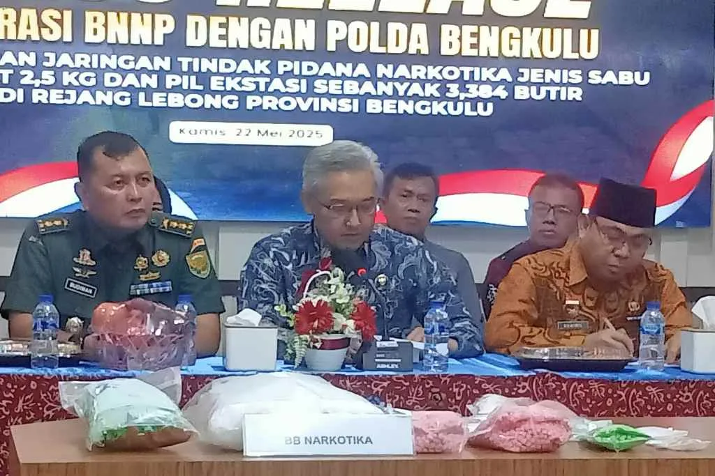 Jaringan Narkoba Sabu dan Ekstasi Terbongkar, APH Bengkulu Disorot: Setahun Beroperasi Tanpa Tersentuh