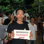 Kedatangan Wapres Gibran ke Bengkulu Diwarnai Aksi Demo