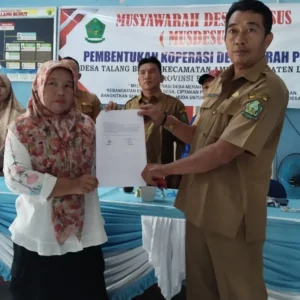 Pemdes Talang Bunut Bentuk Kopdes Merah Putih
