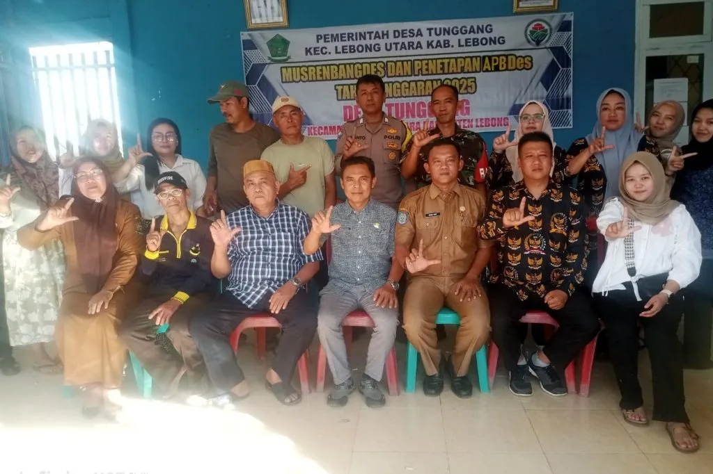 Penetapan APBDes Desa Tunggang Sesuai Perencanaan