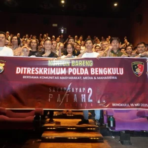 Polda Bengkulu Gelar Nobar 'Sayap-Sayap Patah 2' Bersama Komunitas dan Wartawan