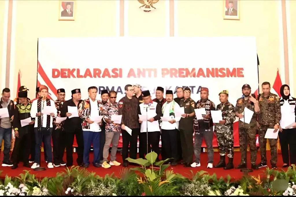 Ratusan Ormas se-Jakarta Deklarasi Dukung Gerakan Perang Lawan Premanisme