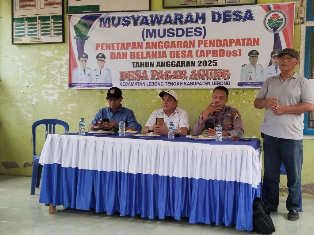 Tahun 2025, Pemdes Pagar Agung Akan Bangun SPAL dan Rehab Jalan Lingkungan