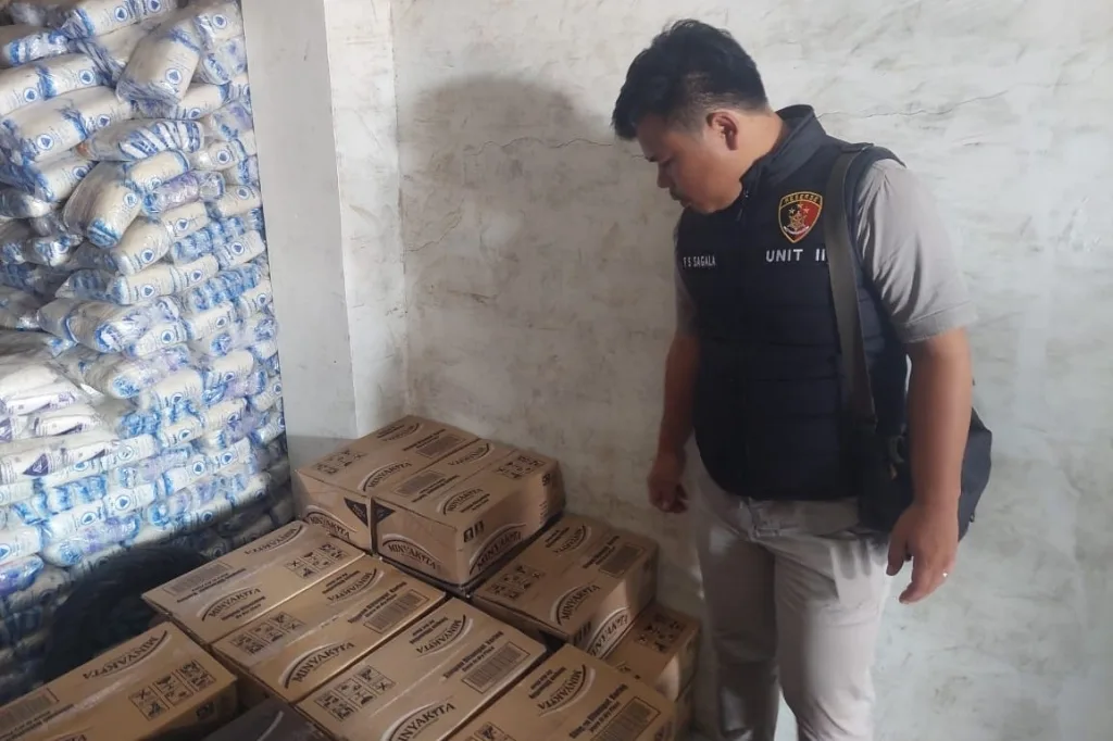 Unit Tipidter Polres Lebong Monitoring Pasar Tradisonal Terminal Amen