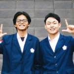 Pasangan calon Gubernur dan Wakil Gubernur BEM FH UNIB 2025, Daan Damara dan Yudi Anugrah Pratama saat deklarasi pencalonan di Kampus Universitas Bengkulu.