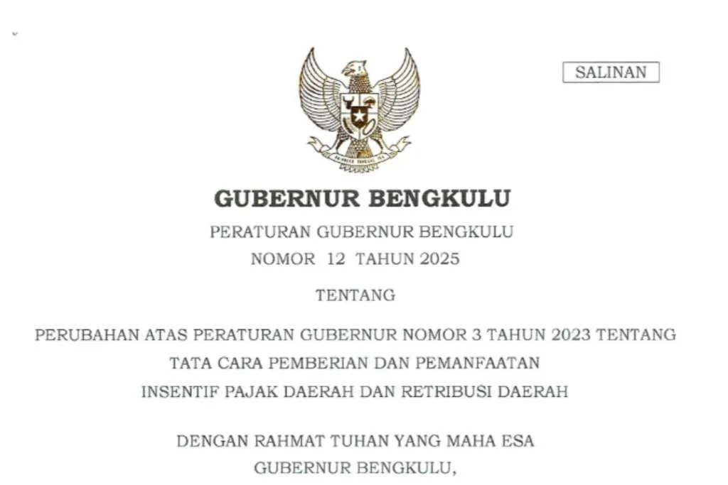 Gubernur Bengkulu Sebut Perda Pajak Ugal-ugalan, Minta DPRD Minta Maaf ke Publik