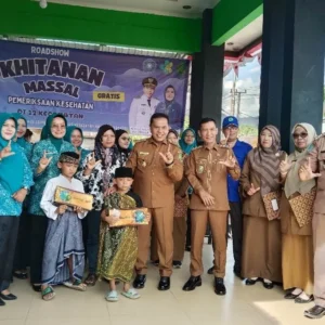 PKK Lebong Peduli Kesehatan, Gelar Roadshow Khitanan Massal dan Periksa Kesehatan Gratis