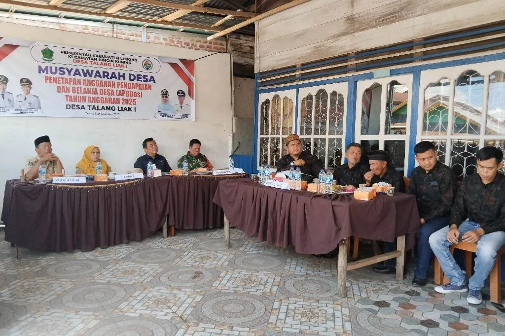 Pemdes Talang Liak I Tetapkan Rencana Kerja Tahun 2025