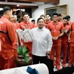 Presiden Prabowo Jamu Makan Siang Timnas Indonesia Usai Kalahkan China
