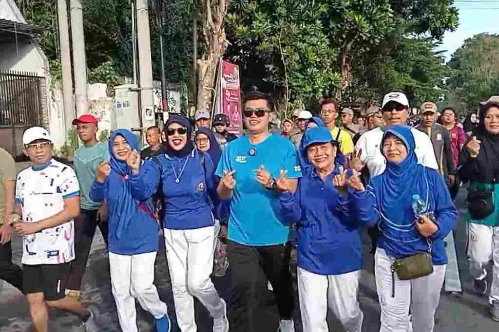 Wali Kota Blitar, Mas Ibin Rutin Ikuti CFD dan Ajak Masyarakat Seminggu Sekali Berolah Raga