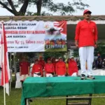 Heru Santoso Pimpin Upacara STI TRI Bulanan, Tekankan Masyarakat Hidup Sehat