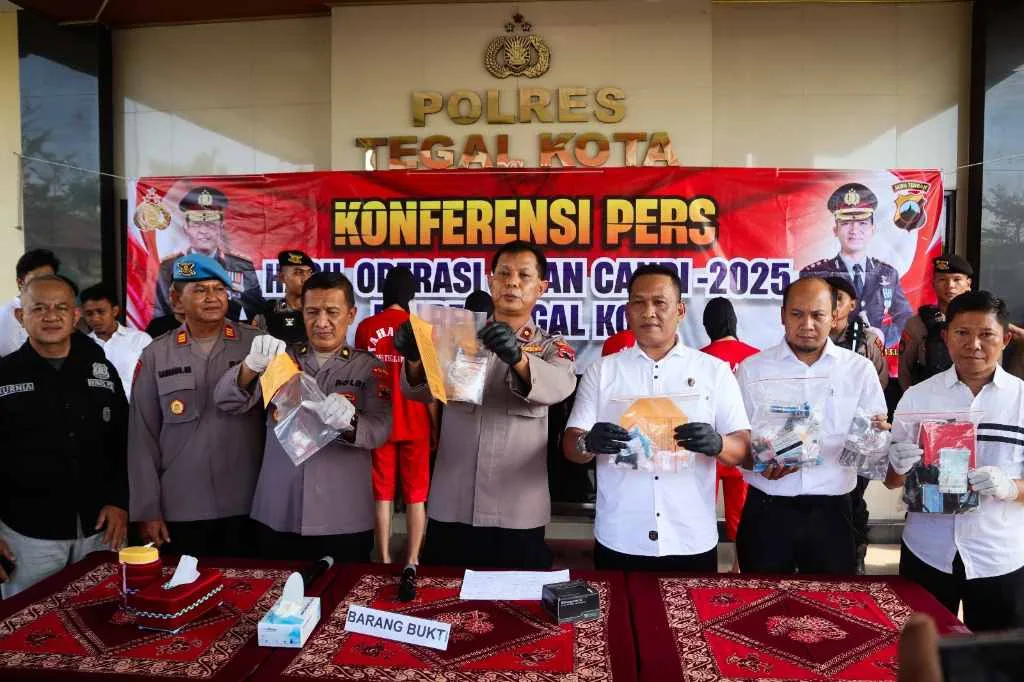 Operasi Aman Candi 2025: Polisi Ungkap 4 Kasus Narkoba dan Sita 44,28 Gram Sabu