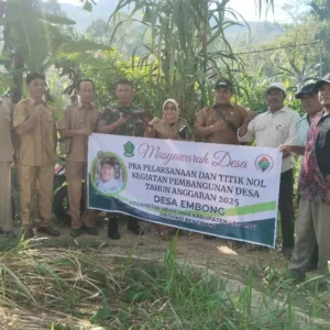 Pemdes Embong Akan Bangun JUT dan Jalan Lingkungan Pemdes Embong Akan Bangun JUT dan Jalan Lingkungan