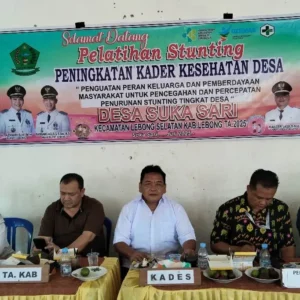 Pemdes Suka Sari Gelar Pelatihan Stunting untuk Kader Kesehatan Desa
