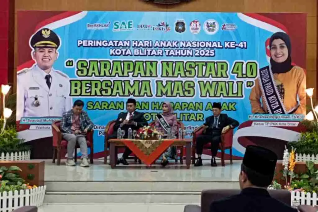 Mas Ibin Hadiri Sarapan Nastar: Wujud Kometmen Kota Blitar Layak Anak
