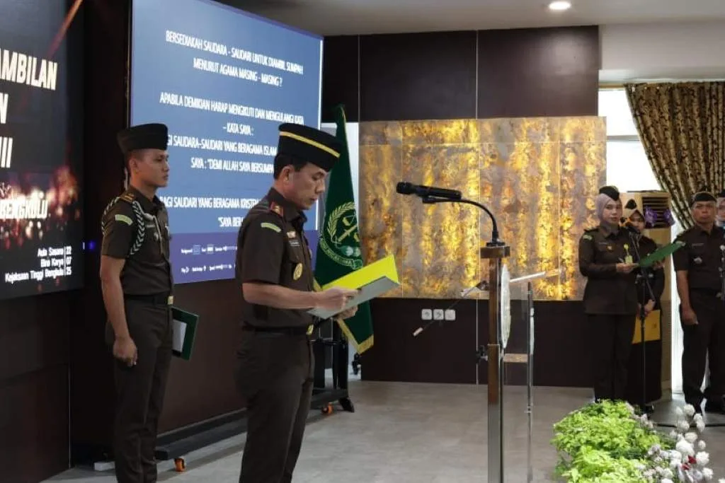 Pejabat Baru Kejati Bengkulu Dilantik, Sejumlah Kejari Dipimpin Perempuan