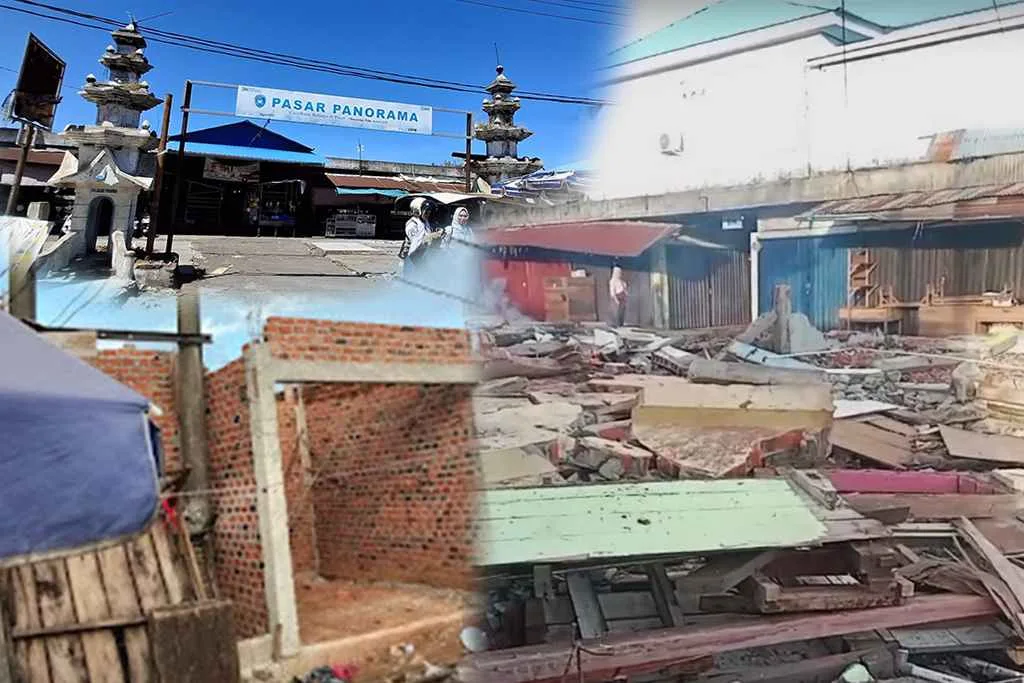 Pembangunan di Pasar Panorama Sarat Kejanggalan, APH Tutup Mata?