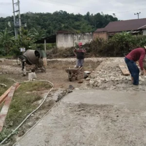 Pembangunan Jalan Lingkungan di Desa Bioa Putiak Mulai Dikerjakan