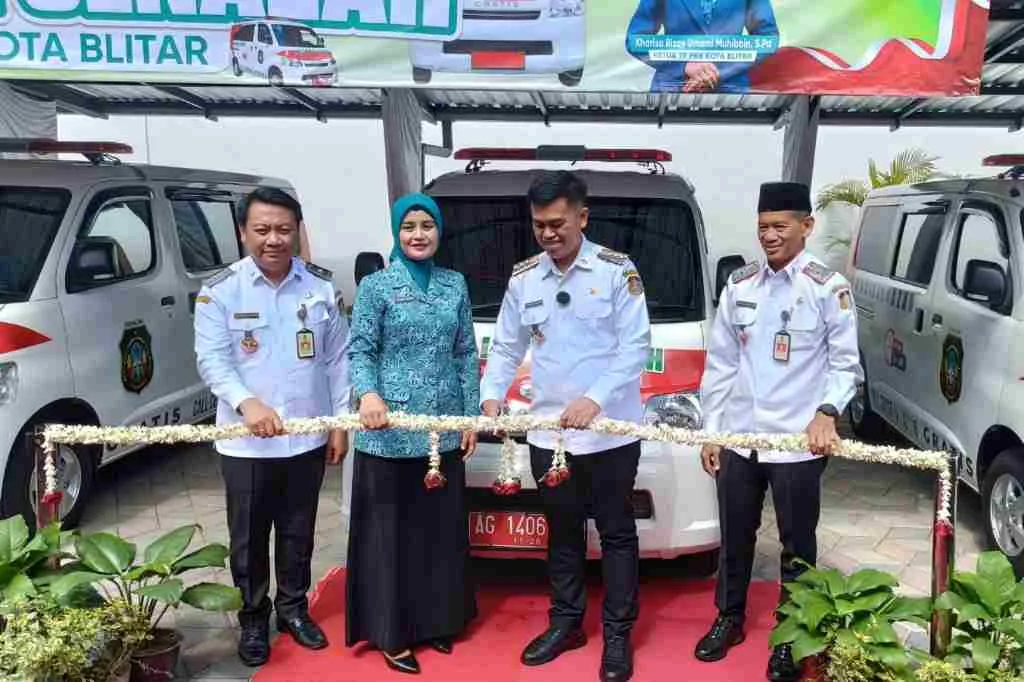 Pemkot Blitar Resmi Launching 3 Mobil Jenazah, Mas Ibin: Upaya Meringankan Keluarga Duka