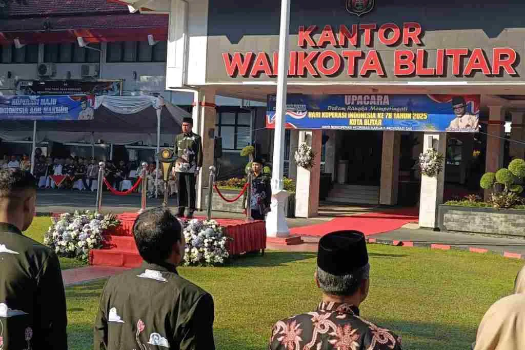 Upacara Hari Koperasi Nasional ke‑78: Wali Kota Blitar Dukung Generasi Muda Berwirausaha
