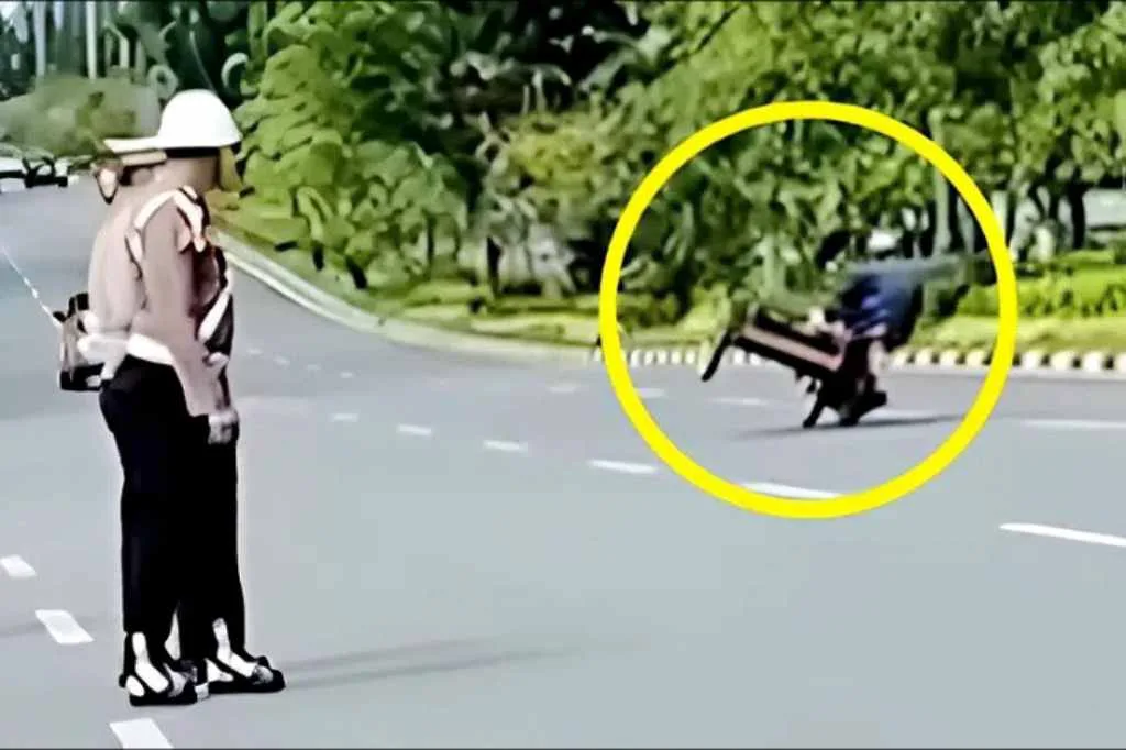 Viral! Pengendara Becak Motor Tunjukkan Aksi Freestyle Didepan Polisi