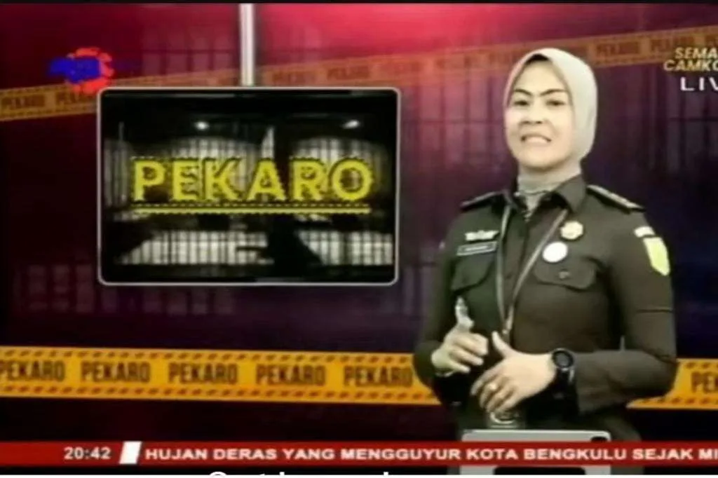 Dari Ruang Sidang ke Layar Kaca: Kasi Penkum Kejati Bengkulu Tampil Sebagai Presenter TV