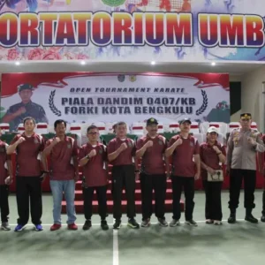 Open Turnamen Karate Piala Dandim 0407 Dimulai, Dandim Widi Rahman Targetkan Jaring Atlet Potensial