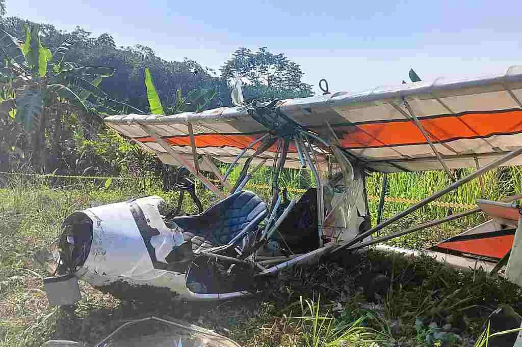 Pesawat Latih Jatuh di Ciampea Bogor, 1 Korban Tewas