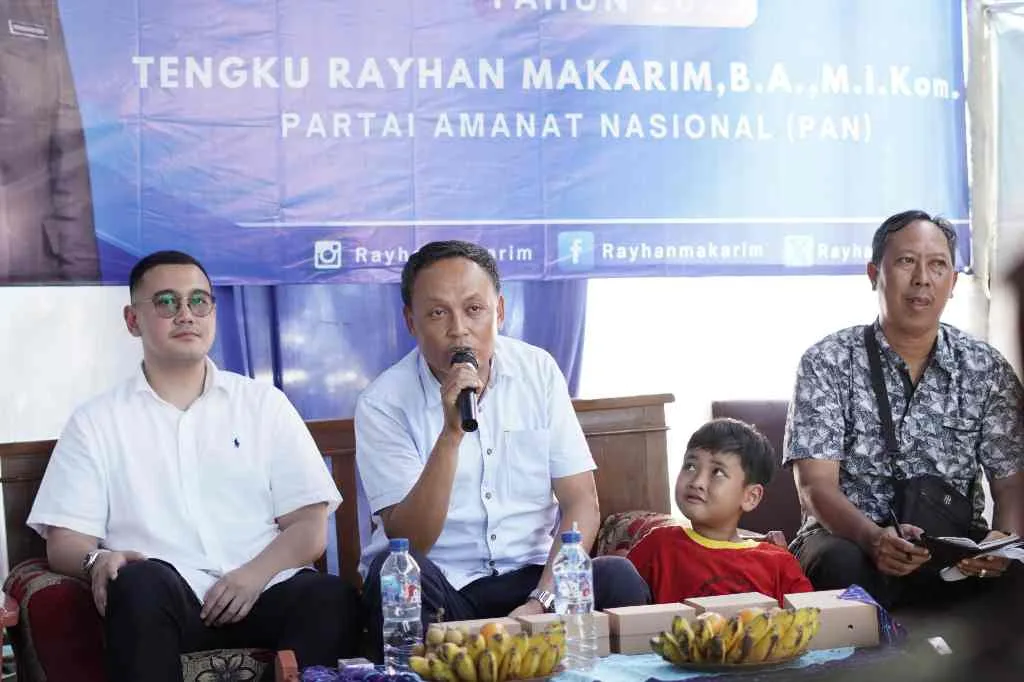 Reses Tengku Rayhan Makarim Soroti Banjir, lapangan Pekerjaan dan Jalan Berlubang