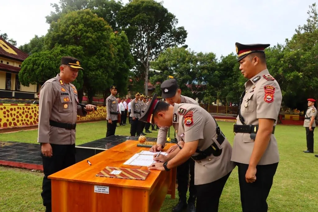 Rotasi Jabatan di Polres Lebong, Kapolres Berharap Pelayanan Lebih Optimal