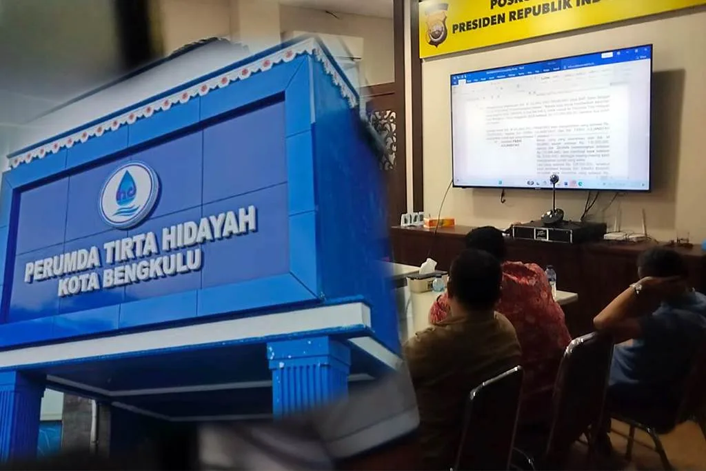 Tepat 6 Bulan Berjalan, Polda Bengkulu Konfrontir Dirut PDAM Tirta Hidayah dengan Broker Suap