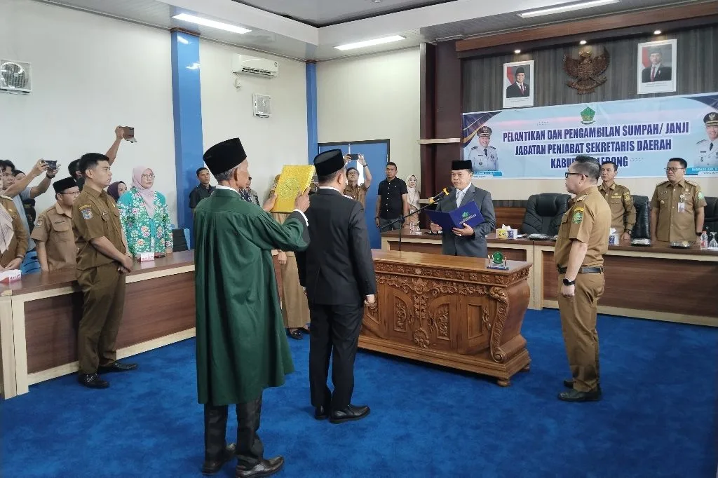 Bupati Lebong Lantik Syarifudin Jadi Pj Sekda