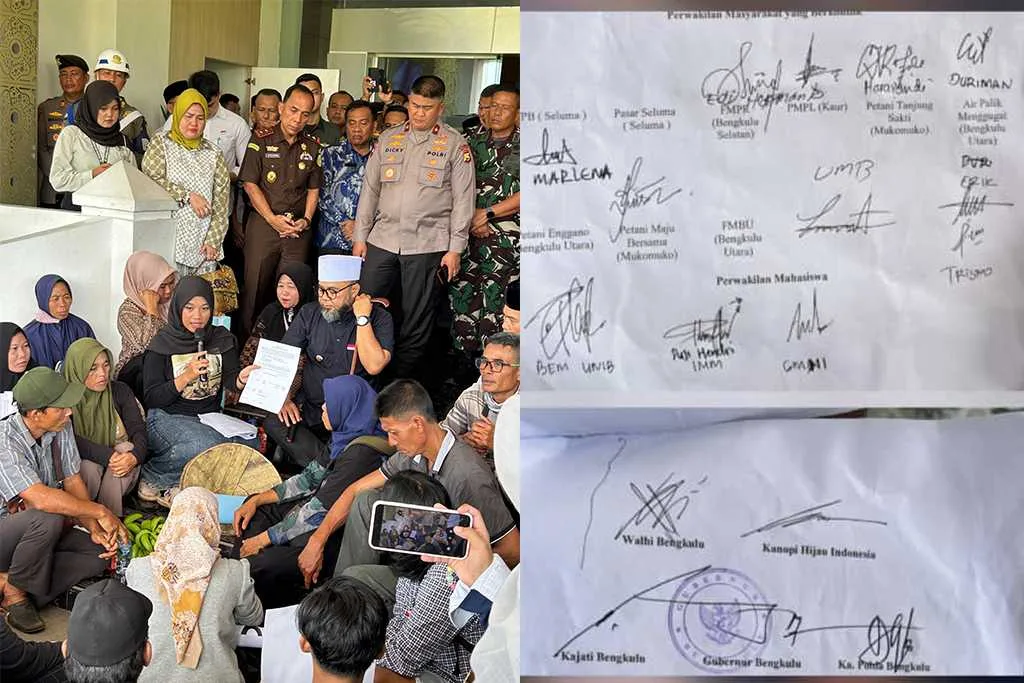 Hari Tani Nasional, Gubernur Bengkulu Didemo: Reforma Agraria Sejati Jangan Cuma Janji