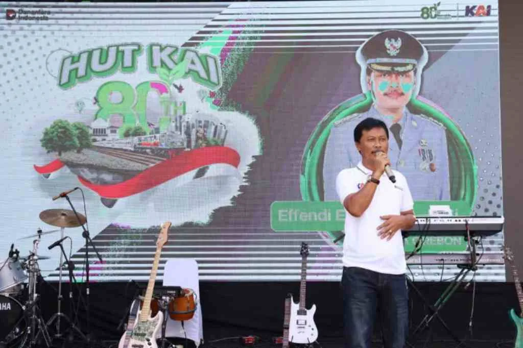 HUT ke 80 PT KAI, Wali Kota Cirebon Kenang Masa Kecil Naik Kereta Api