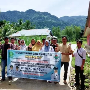 Kecamatan Uram Jaya Gelar Monev Dana Desa Kota Agung