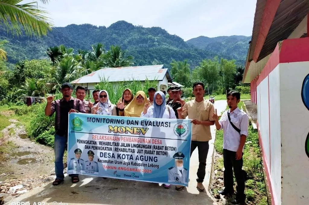 Kecamatan Uram Jaya Gelar Monev Dana Desa Kota Agung