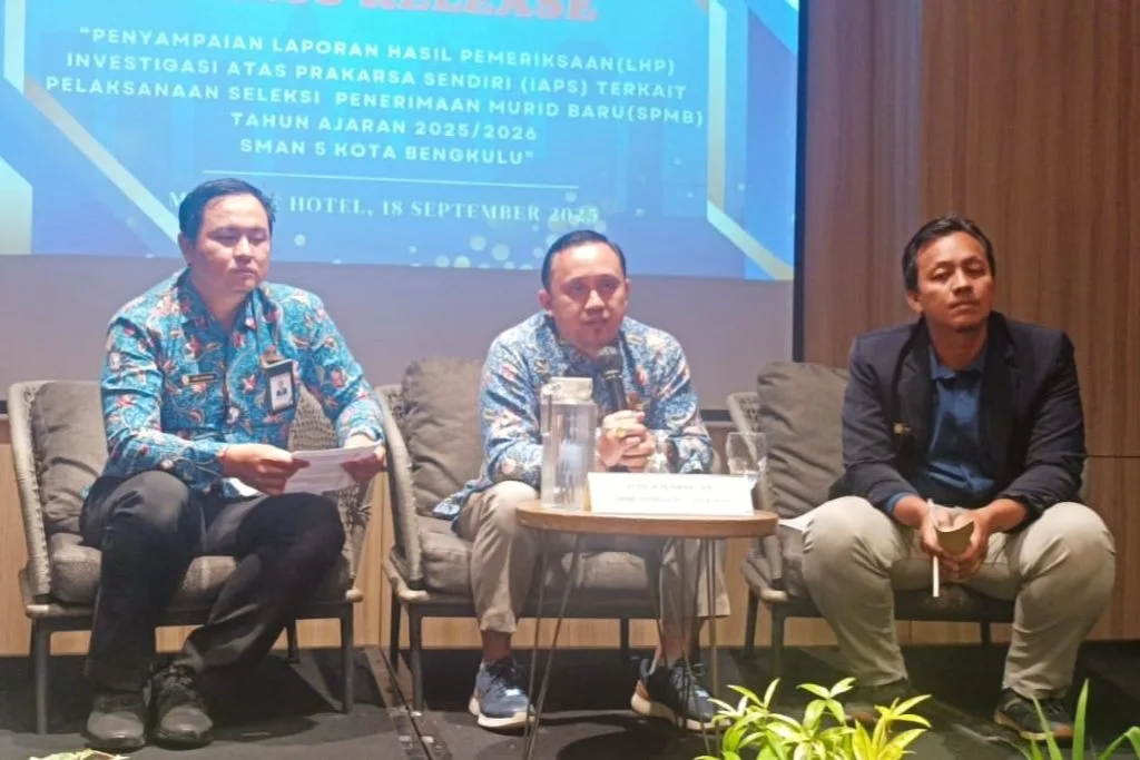 Ombudsman Ungkap Maladministrasi Pada Polemik SMAN 5 Bengkulu, Indikasi Pidana Gubernur Diminta Evaluasi