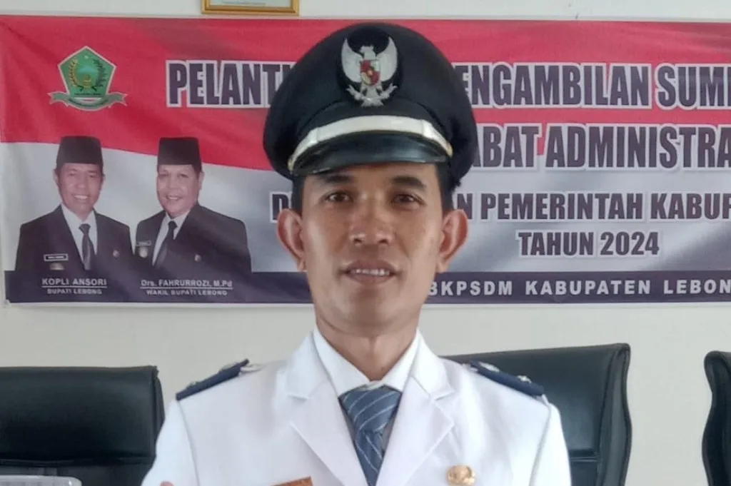 Pjs Kepala Desa Sebelat Ulu, Hazaras Eko Sukmana.