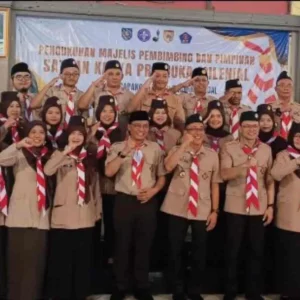 Pramuka Saka Milenial Tegal Dilantik, Dorong Literasi Digital Generasi Muda