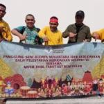 Dentum Dhol Bengkulu Gema di Panggung Nasional: KKT Bawa Semangat Tabut di Hari Kebudayaan 2025