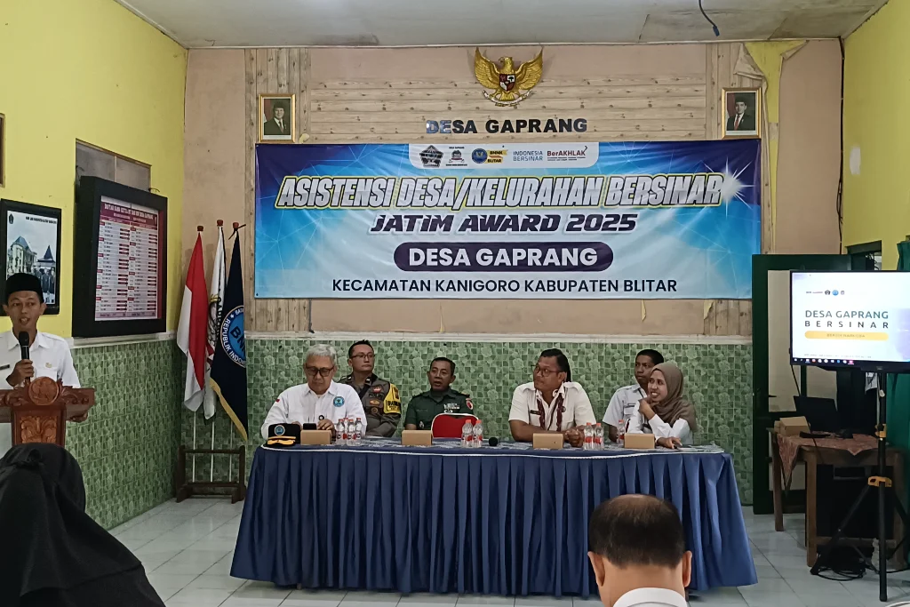 Desa Bersinar: Gaprang Masuk 10 Besar Jatim Awards Pencegahan Narkoba