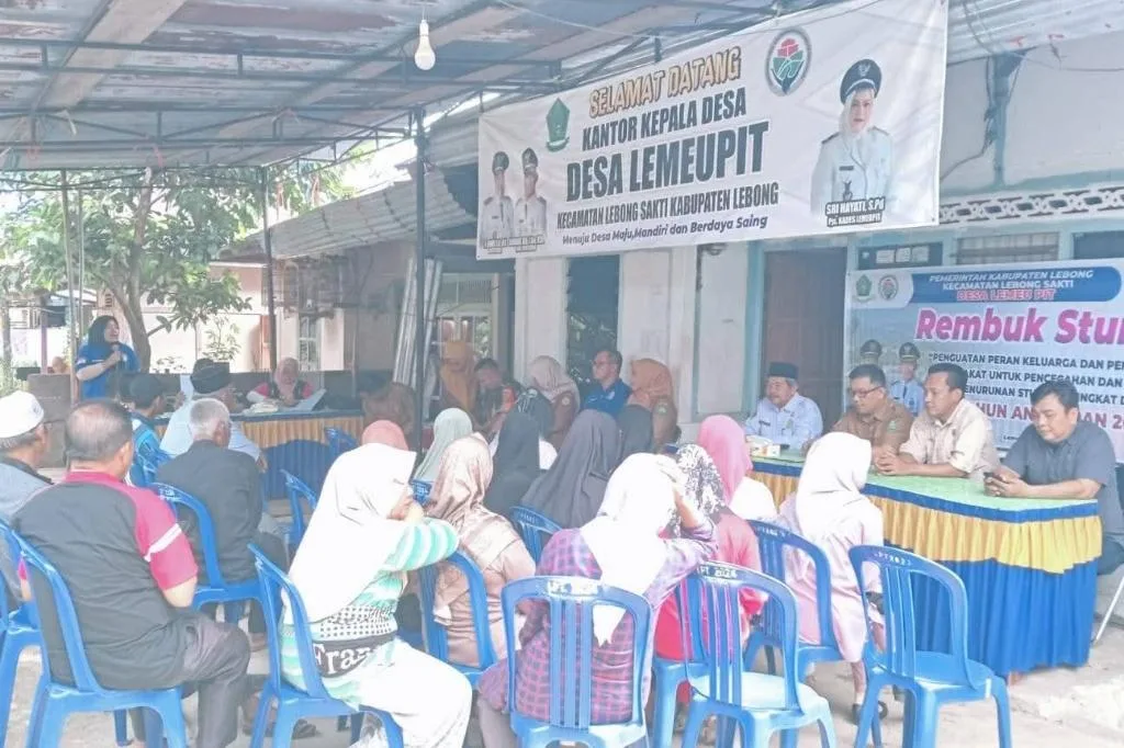 Desa Lemeu Pit Gelar Rembug Stunting, Kades Upayakan Strategi Pencegahan