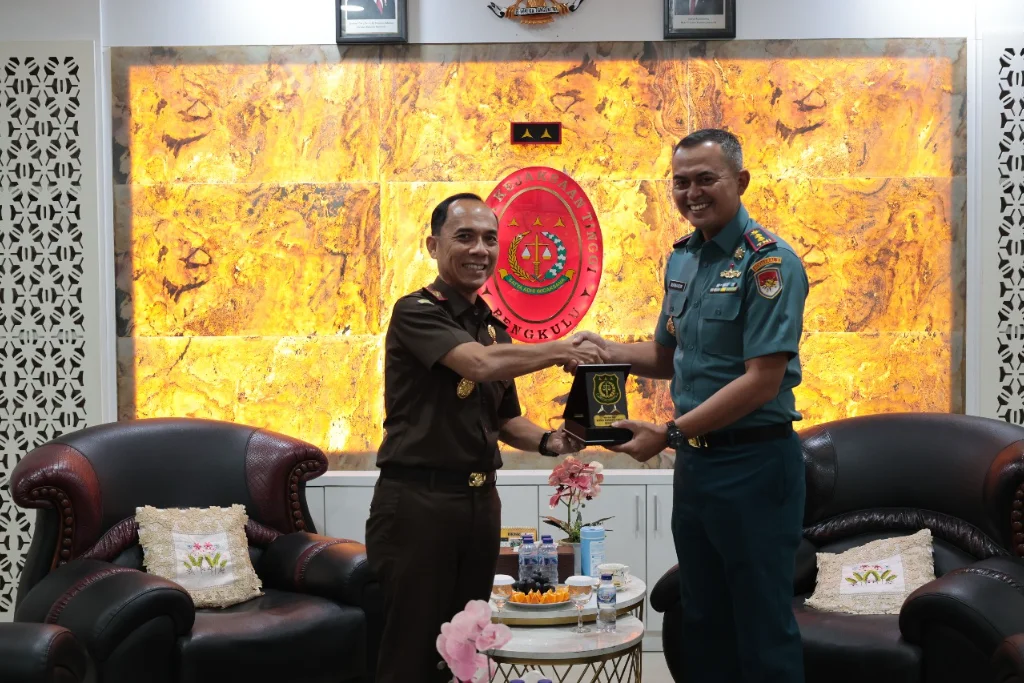 Kejati Bengkulu Sambut Danlanal, Perkuat Sinergi Hukum dan Keamanan Maritim