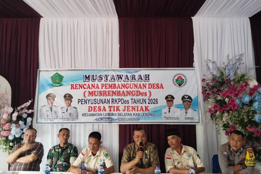 Musyawarah RKPDes 2026 Tik Jeniak Prioritaskan Pembangunan Fisik