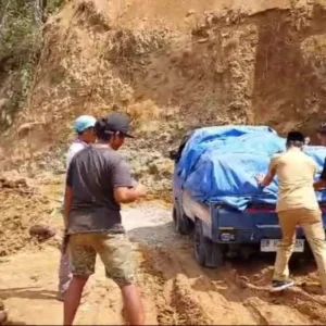 Pembebasan Lahan Belum Tuntas, Perbaikan Jalan Provinsi Talang Ratu Batal