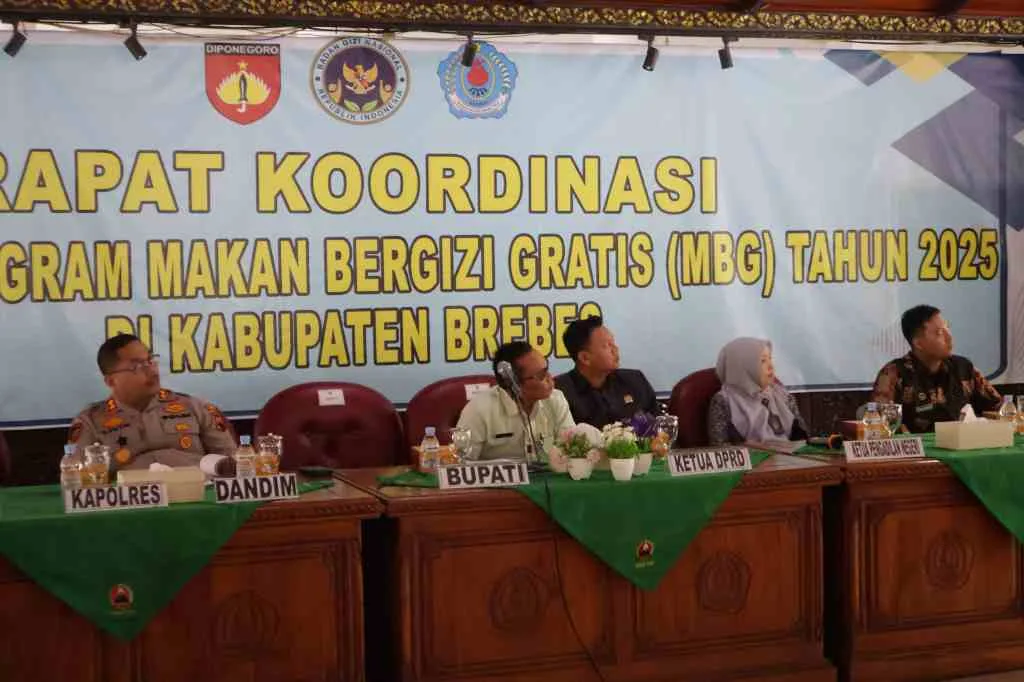 Pemkab Brebes dan Forkopimda Gelar Rakor Sinkronisasi Program MBG