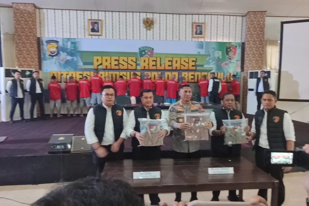 Polda Bengkulu Akhirnya Rilis Tersangka PDAM serta Distan Kaur, Direktur dan Kadis Ditahan