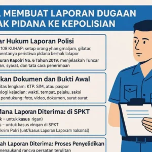 Simpan, Begini Cara Membuat Laporan Dugaan Tindak Pidana ke Kepolisian